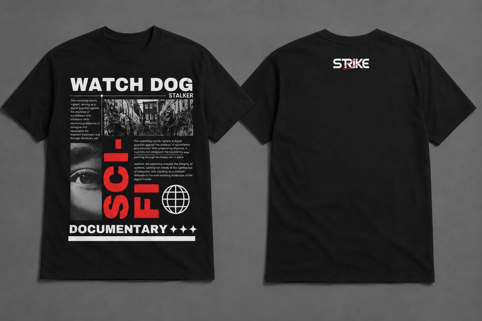 Watch Dog Sci-Fi Documentary Oversized T-Shirt